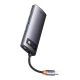 هاب 6 پورت Type-C باسئوس Metal Gleam Series WKWG030013