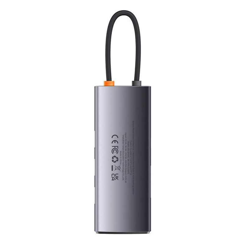 هاب 6 پورت Type-C باسئوس Metal Gleam Series WKWG030213