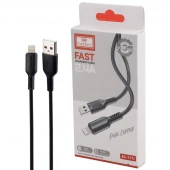 کابل آیفونی فست شارژ Earldom EC-171i 2.4A 1m