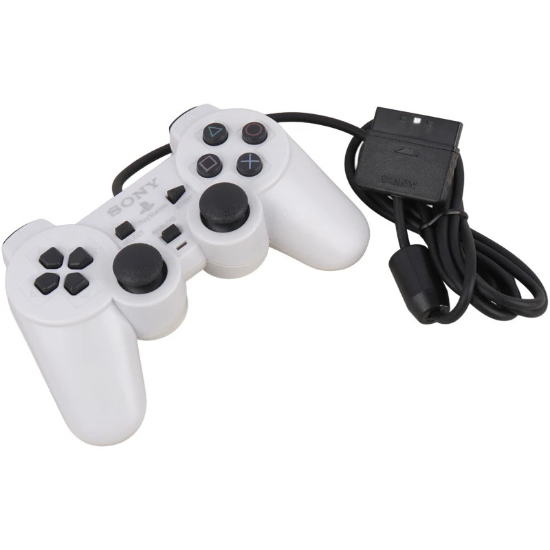 دسته بازی تک شوکدار Sony PS2 قیری سفید
