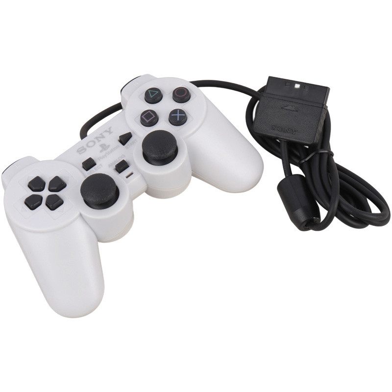 دسته بازی تک شوکدار Sony PS2 قیری سفید