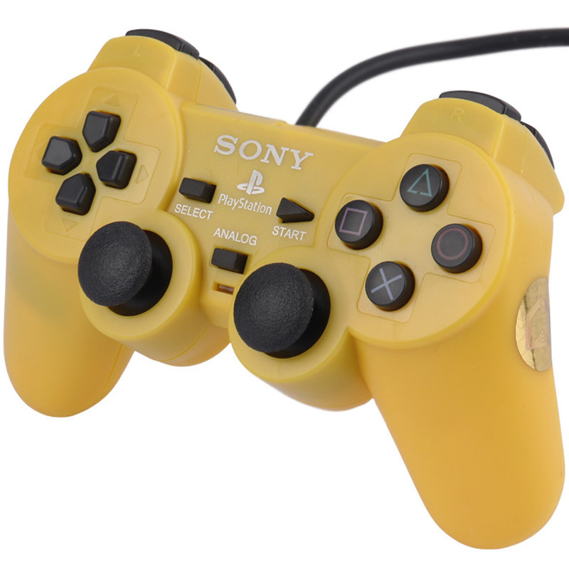 دسته بازی تکی شوکدار Sony PS2 قیری زرد