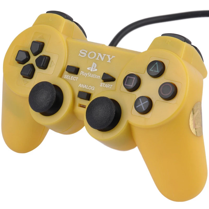 دسته بازی تک شوکدار Sony PS2 قیری زرد