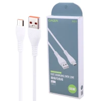 کابل تایپ سی فست شارژ Caza X01 2.4A 86cm