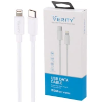 کابل تبدیل فست شارژ Verity CB 3134 Type-C To Lightning 1m