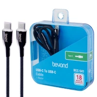 کابل تبدیل فست شارژ Beyond BCC-541 Type-C To Type-C 3A 60W 1m
