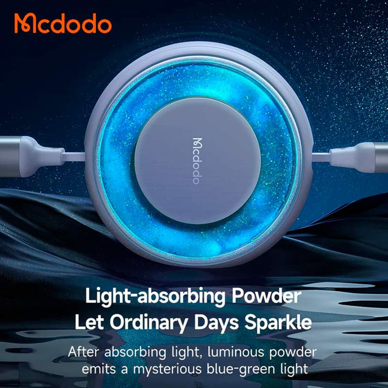 کابل ۳ سر فست شارژ Mcdodo Sparkling Series CA-373 6A 66W 1.2m