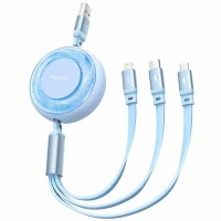 کابل ۳ سر فست شارژ Mcdodo Sparkling Series CA-373 6A 66W 1.2m