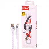 کابل کوتاه لایتنینگ فست شارژ 3 آمپر هیسکا LX-1015 طول 15 سانتی متر