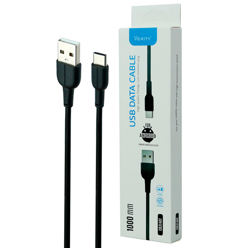 کابل تایپ سی فست شارژ Verity CB3140T 1m