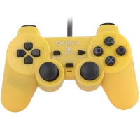 دسته بازی تک شوکدار Sony PS2 قیری زرد