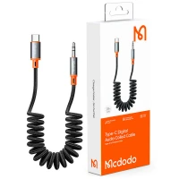 کابل تبدیل فنری Mcdodo CA-090 Type-C To AUX 1.8m