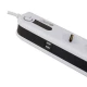 محافظ برق صوتی تصویری ۴ خانه ارت دار الکتروپیک با کابل ۲ متری PWS-04L2-Soma + شارژر USB