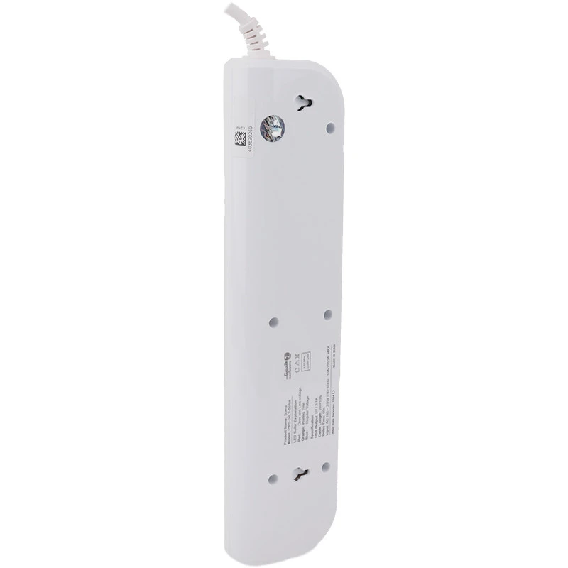 محافظ برق صوتی تصویری ۴ خانه ارت دار الکتروپیک با کابل ۲ متری PWS-04L2-Soma + شارژر USB