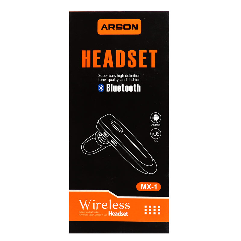 هدست بلوتوث تک گوش Arson MX-1
