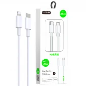 کابل تبدیل فست شارژ Caza X08 Pro Type-C To Lightning PD 1m