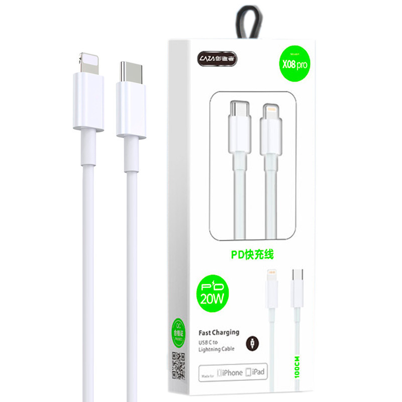 کابل تبدیل فست شارژ Caza X08 Pro Type-C To Lightning PD 1m