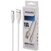 کابل تایپ سی فست شارژ Philips 5A 1m