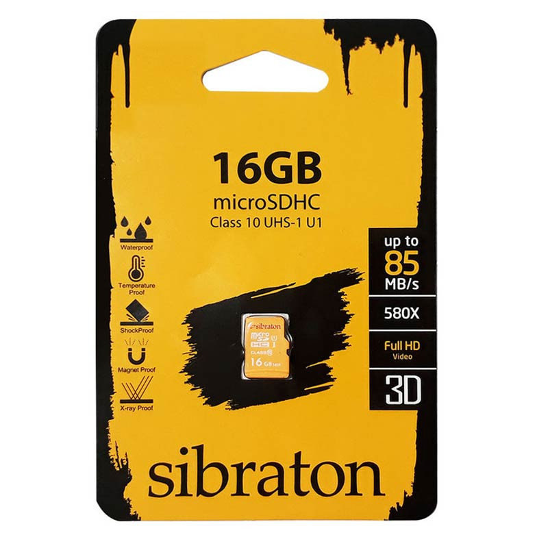 رم میکرو 16 گیگ سیبراتون Sibraton 580X U1 C10 85MB/s