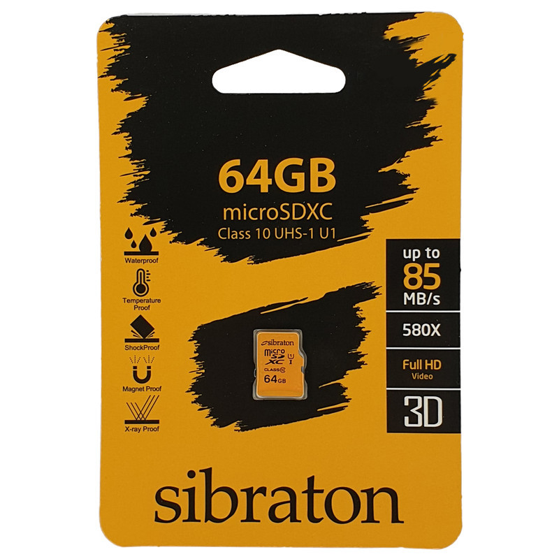 رم میکرو 64 گیگ سیبراتون Sibraton 580X U1 C10 85MB/s