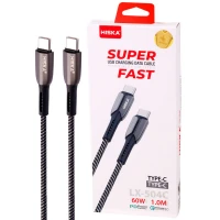 Hiska LX-504 Type-C to Type-C PD QC3.0 60W 1m Cable