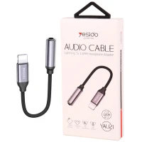 تبدیل Yesido YAU21 Lightning to AUX 12cm