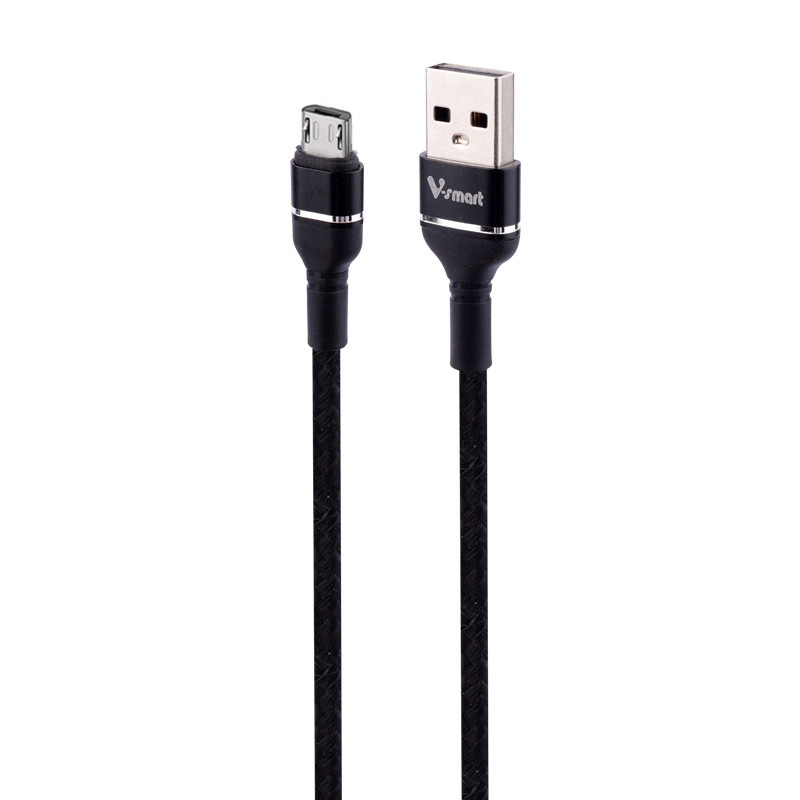 کابل کوتاه میکرو یو اس بی فست شارژ V-Smart VS-602 2.4A 20cm