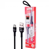 کابل کوتاه میکرو یو اس بی فست شارژ 2.4 آمپر وی اسمارت VS-602 طول 20 سانتی متر
