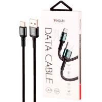 کابل تایپ سی فست شارژ Yesido CA74 2.4A 1.2m
