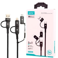 کابل تبدیل فست شارژ Nitu NT-UC062 5 In 1 5A PD 1m