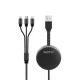 کابل سه سر فست شارژ نیتو NT-UC090 طول 1.2 متر