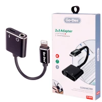 تبدیل Go-Des GD-UC026 Lightning to AUX / Lightning