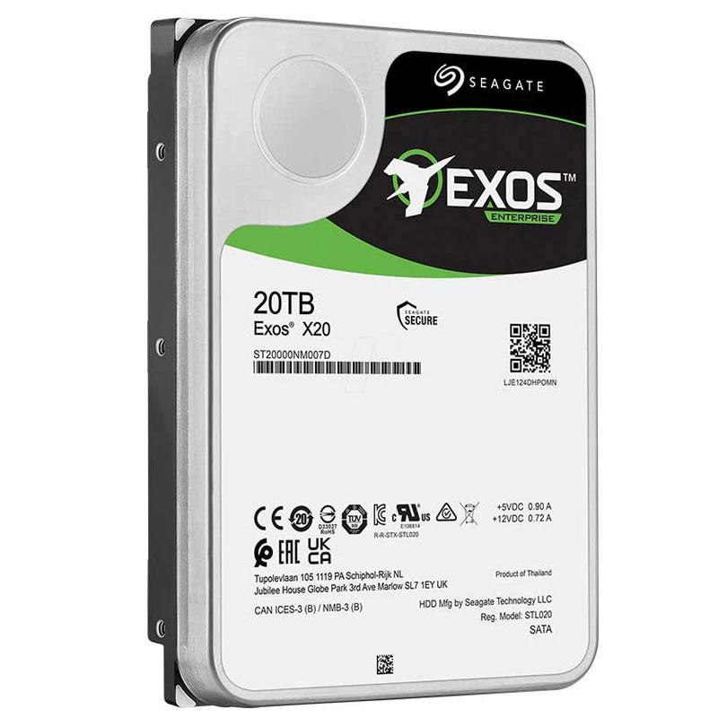 هارد اینترنال سیگیت Seagate Exos X20 ST20000NM007D 20TB