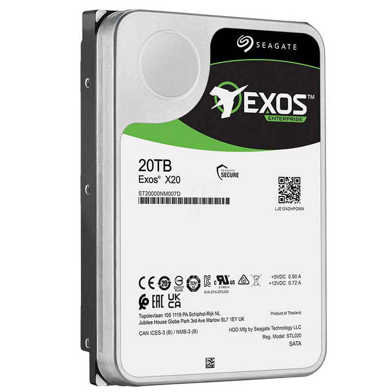 هارد اینترنال سیگیت Seagate Exos X20 ST20000NM007D 20TB