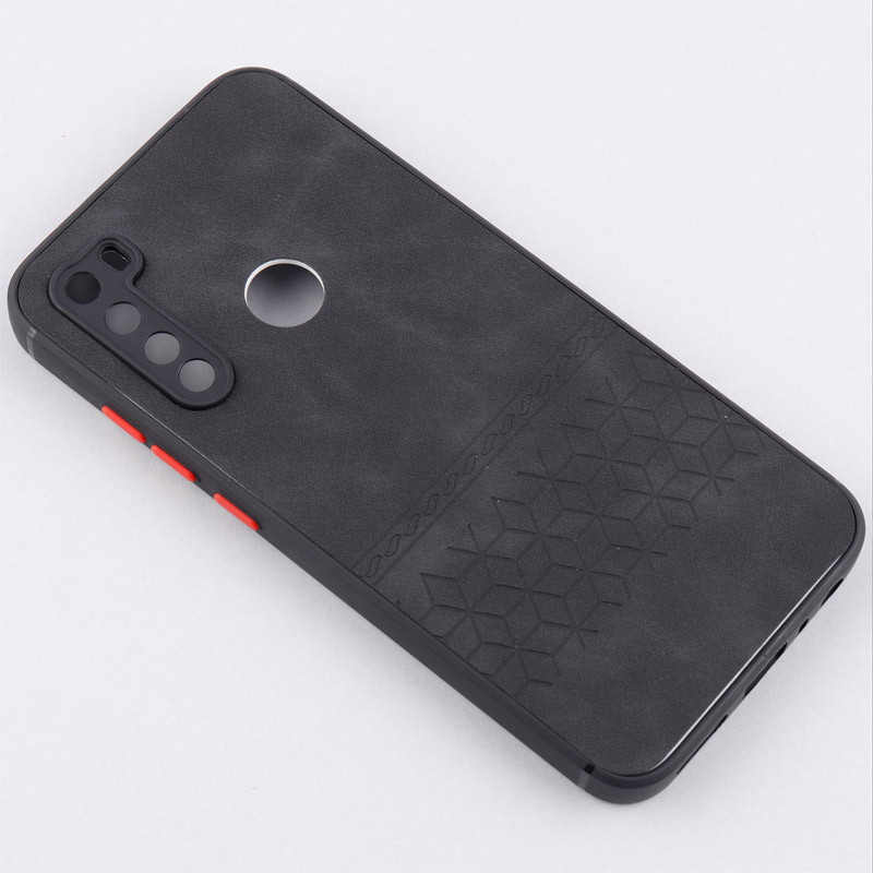 قاب چرمی طرحدار Smartphone محافظ لنزدار Xiaomi Redmi Note 8