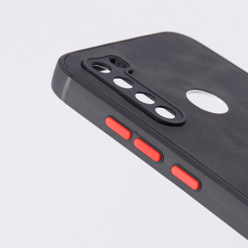 قاب چرمی طرحدار Smartphone محافظ لنزدار Xiaomi Redmi Note 8