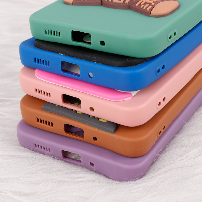 قاب عروسکی برجسته محافظ لنزدار Samsung Galaxy A33 5G + آویز