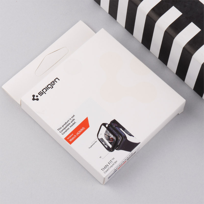 محافظ اپل واچ + گلس Spigen Thin Fit سایز 42MM
