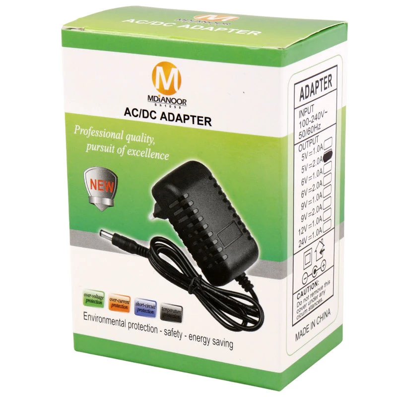 آداپتور برق Mdianoor JK-0520 5V 2A