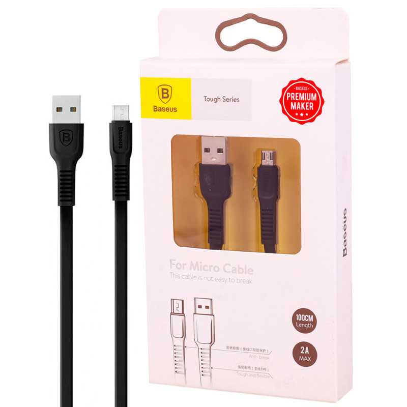 کابل میکرو یو اس بی Baseus Tough Series CAMZY-B0 2A 1m