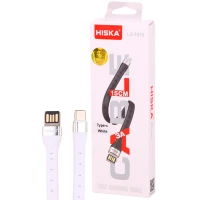 کابل کوتاه تایپ سی فست شارژ Hiska LX-1015 3A 15CM