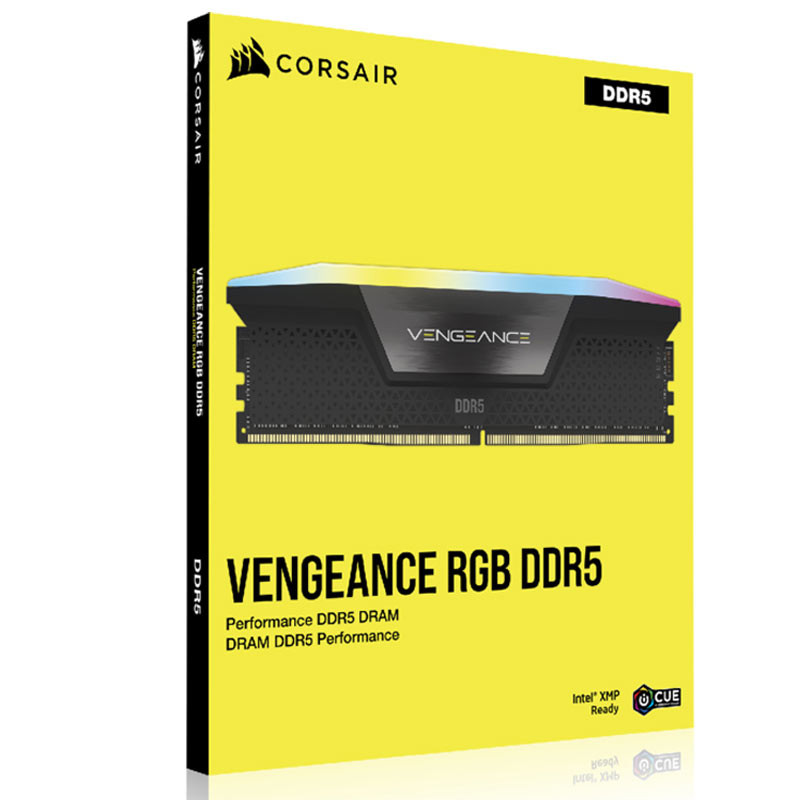 رم کامپیوتر Corsair Vengeance RGB DDR5 32GB 5200MHz CL40 Dual