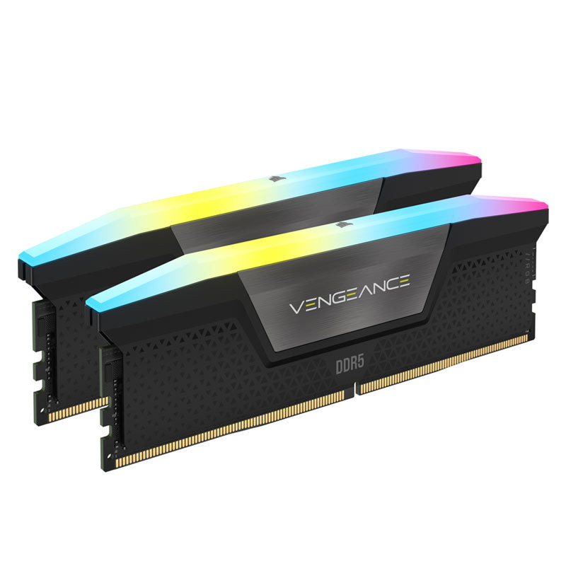 رم کامپیوتر Corsair Vengeance RGB DDR5 32GB 5200MHz CL40 Dual