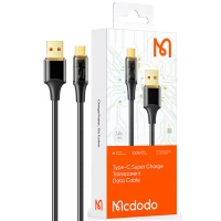 کابل تایپ سی فست شارژ Mcdodo CA-2090 6A QC4.0 PD 100W 1.2m