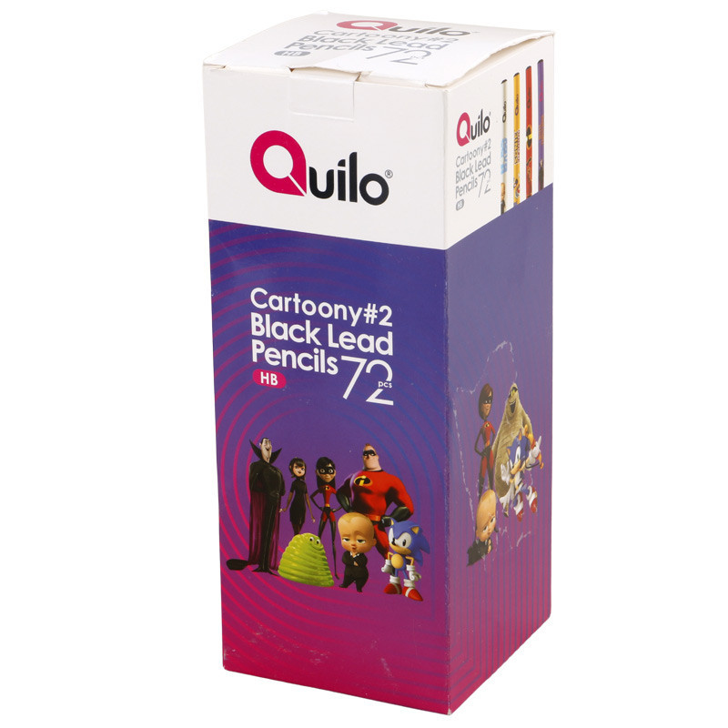 مداد مشکی کوییلو Quilo بسته ۷۲ عددی