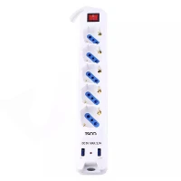 چند راهی 5 خانه برق + شارژر 2 پورت TSCO tps 534U