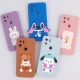 قاب سیلیکونی عروسکی برجسته محافظ لنزدار Xiaomi Redmi A1 Plus