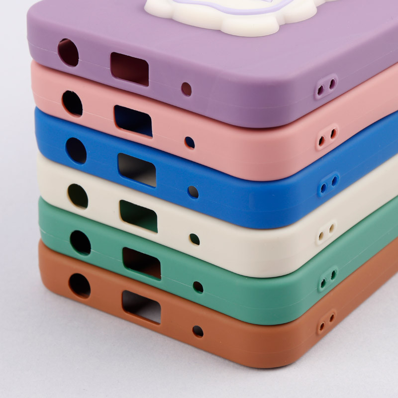 قاب سیلیکونی عروسکی برجسته محافظ لنزدار Xiaomi Redmi A1 Plus