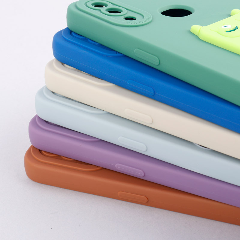 قاب سیلیکونی عروسکی برجسته محافظ لنزدار Samsung Galaxy A10s