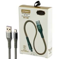کابل کوتاه میکرو یو اس بی فست شارژ Epimax EC-04 8A 30cm